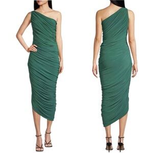 Norma Kamali Diana Gown in Mountain Green, Size: XXS